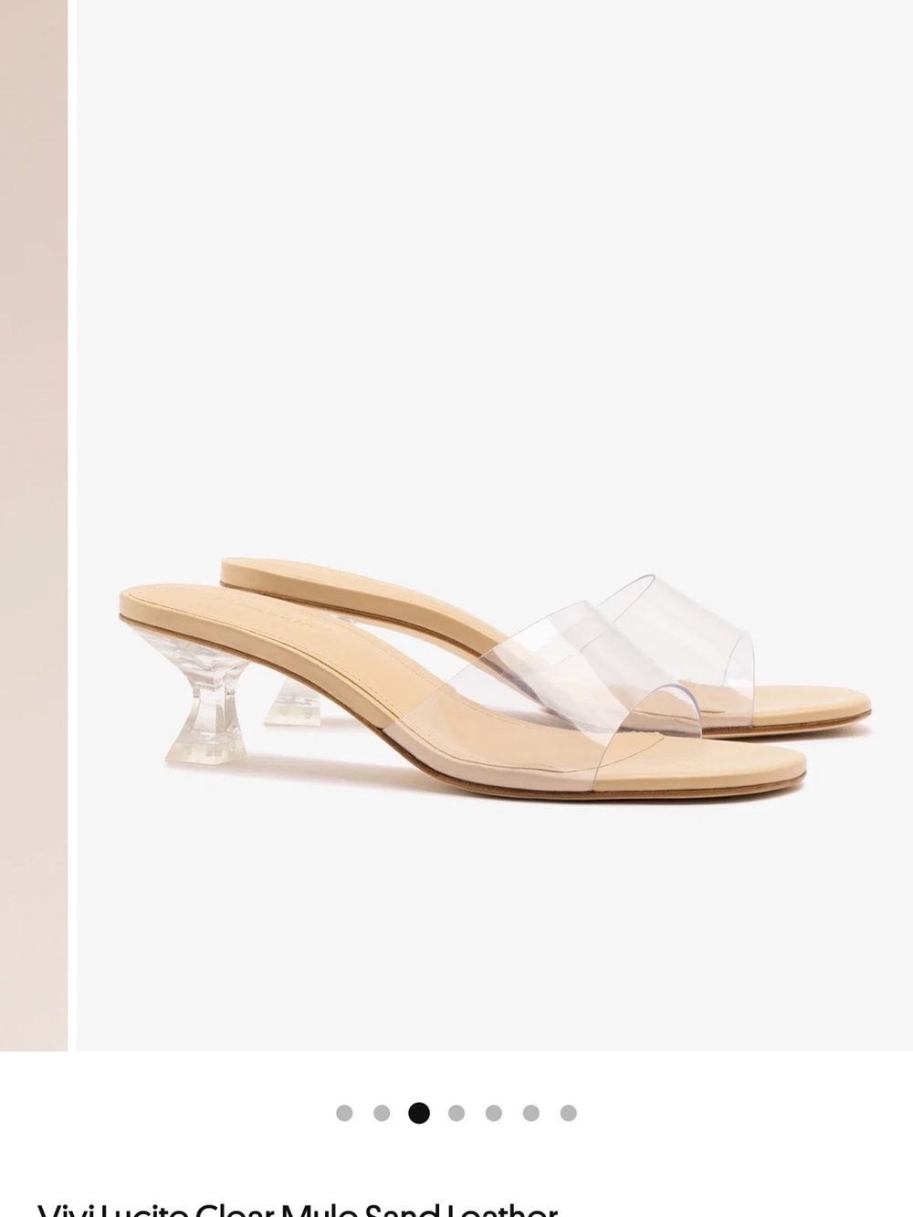 Larroude Vivi Lucite mule